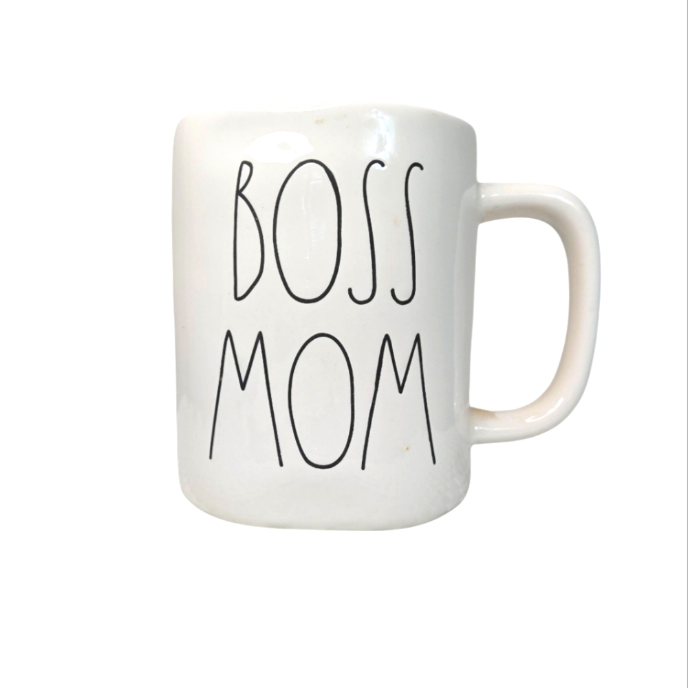 RAE DUNN • Boss Mom • Coffee Mug